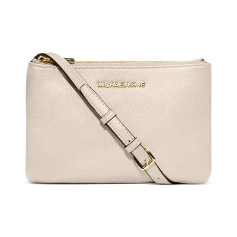 michael michael kors bedford gusset crossbody vanilla